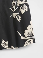 365 High Rise Linen-Blend Shorts