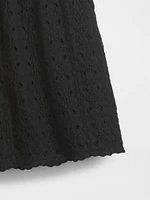High Rise Eyelet Easy Shorts