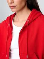 Heavyweight French Terry Oversized Zip Wedge Hoodie