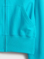 Heavyweight French Terry Oversized Zip Wedge Hoodie