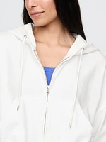 Heavyweight French Terry Oversized Zip Wedge Hoodie