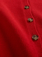 Cropped Cardigan Sweater Vest