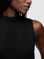 Mockneck Rib Tank Top