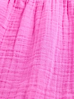 Cotton Gauze Tiered Maxi Skirt