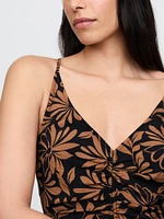 Tie-Back Maxi Slip Dress