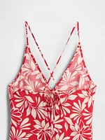 Tie-Back Maxi Slip Dress