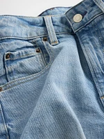Curvy High Stride Wide-Leg Ankle Jeans