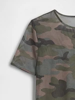 Mesh Cropped T-Shirt