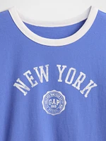 Cropped Graphic T-Shirt