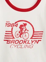 Cropped Graphic T-Shirt