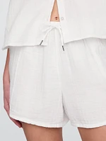 Cotton Gauze Easy Shorts