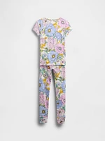 Kids Organic Brushed Cotton Gingham PJ Set