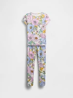 Kids Organic Brushed Cotton Gingham PJ Set
