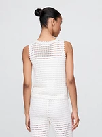 100% Cotton Crochet Tank Top