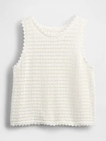 100% Cotton Crochet Tank Top
