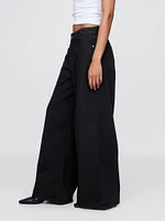 Curvy Mid Rise UltraSoft Baggy Jeans