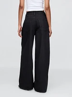 Curvy Mid Rise UltraSoft Baggy Jeans