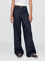Curvy Mid Rise UltraSoft Baggy Jeans
