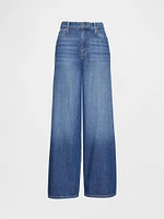 Curvy Mid Rise UltraSoft Baggy Jeans