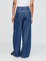 Curvy Mid Rise UltraSoft Baggy Jeans