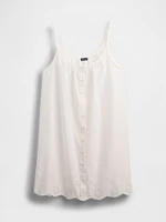 Eyelet Hem PJ Dress