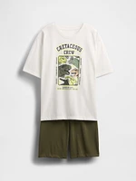 Kids Recycled PJ Short Set