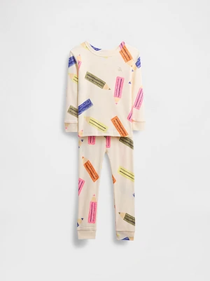 Baby & Toddler Organic Brushed Cotton PJ Set