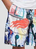 Kids GapFit 6" Recycled Mesh Easy Shorts