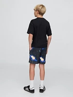 Kids GapFit 6" Recycled Mesh Easy Shorts