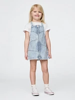 Baby & Toddler Patchwork Striped Denim Skirtall
