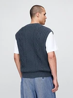 Gap × Malbon Cable-Knit Sweater Vest