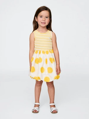Baby & Toddler Mixed Media Bubble Dress