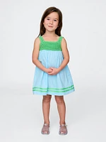 Baby & Toddler Crochet-Yoke Dress