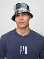 Gap × Malbon Linen-Cotton Reversible Logo Bucket Hat