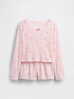Kids Recycled Pointelle PJ Short Set