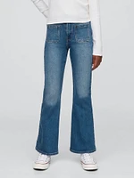 Kids High Rise '70s Flare Jeans
