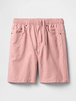 9" Linen-Cotton Easy Shorts