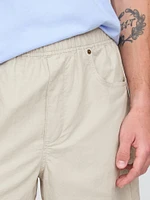 9" Linen-Cotton Easy Shorts
