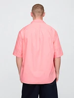 Organic Cotton Oversized Poplin Shirt