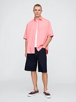 Organic Cotton Oversized Poplin Shirt