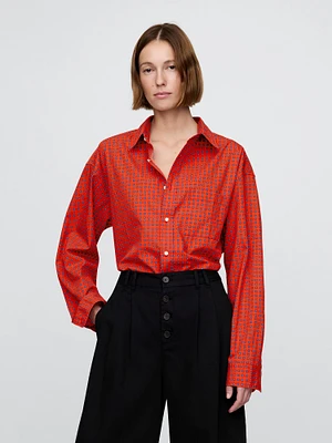 Gap × DÔEN Organic Cotton Poplin Big Shirt