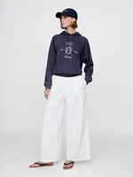 Gap × DÔEN Heavyweight Raglan Logo Hoodie