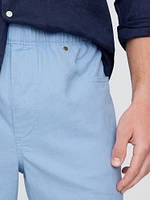 9" Linen-Cotton Easy Shorts