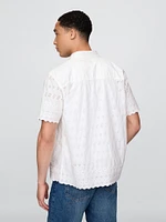 Gap × DÔEN Eyelet Shirt