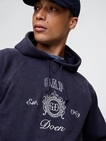 Gap × DÔEN Heavyweight Raglan Logo Hoodie