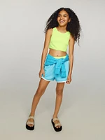 Kids Cutout Tankini Swim Two-Piece