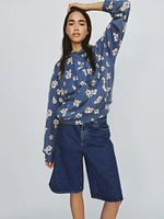 Lilo & Stitch Adult Heavyweight French Terry Graphic Hoodie