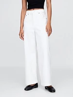 Curvy High Rise Stride Wide-Leg Ankle Jeans