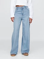 Curvy Mid Rise UltraSoft Baggy Jeans