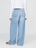Curvy Mid Rise UltraSoft Baggy Jeans